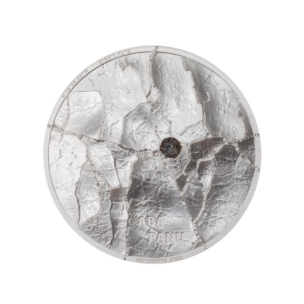 Meteorite Impacts - Aba Panu Meteorite - Monnaie de 5 Dollars Argent - BE 2022