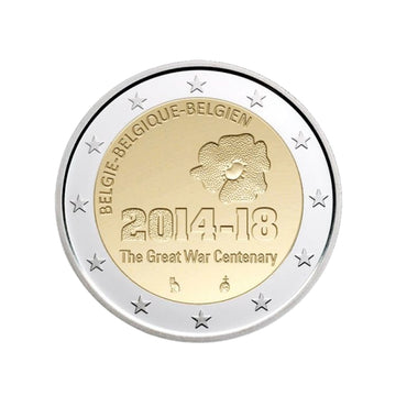 Bélgica 2014 - 2 Euro comemorativo - Primeira Guerra Mundial
