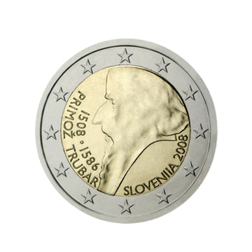 Eslovênia 2008 - 2 Euro comemorativo - Primoz Trubar