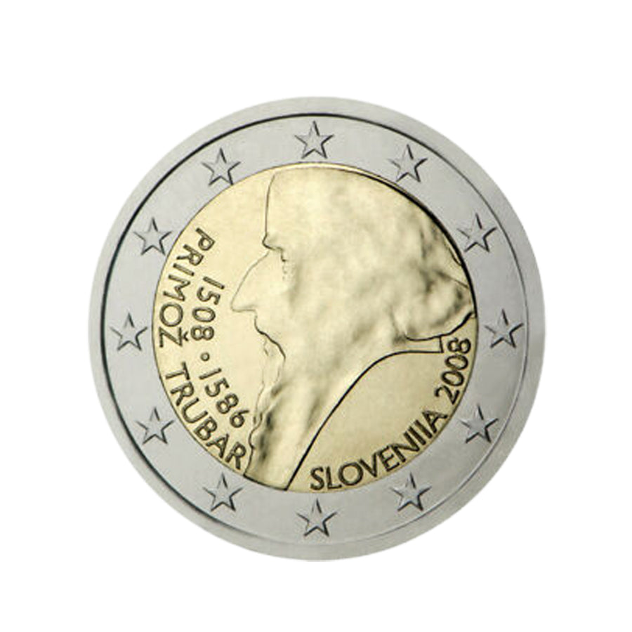 Slovenia 2008 - 2 Euro Commemorative - Primoz Trubar