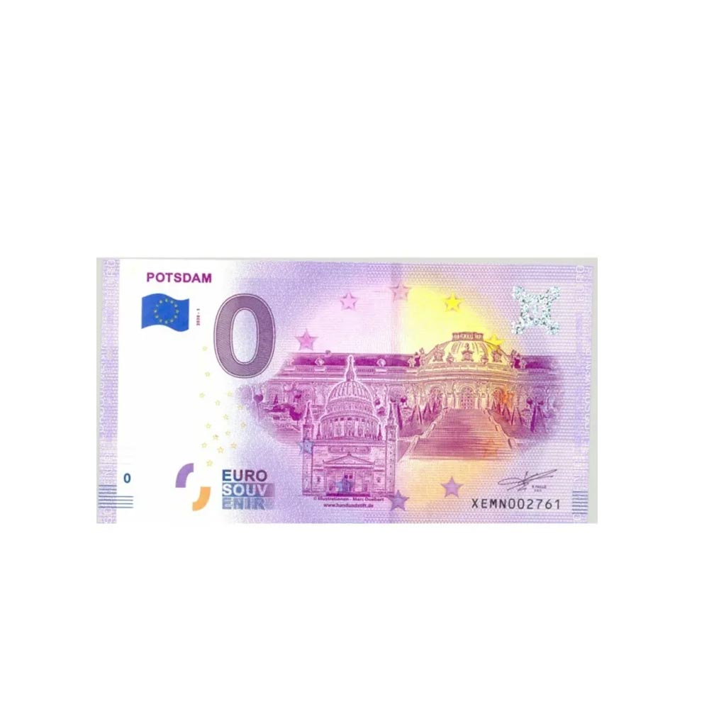 Bilhete de lembrança de zero euro - Potsdam - Alemanha - 2020