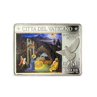 Vaticano - Buon Natale - 25 € denaro - BE 2022