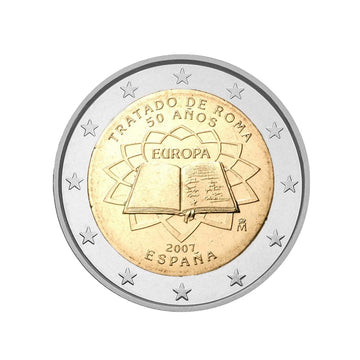 espagne 2007 traité de rome 2 euro