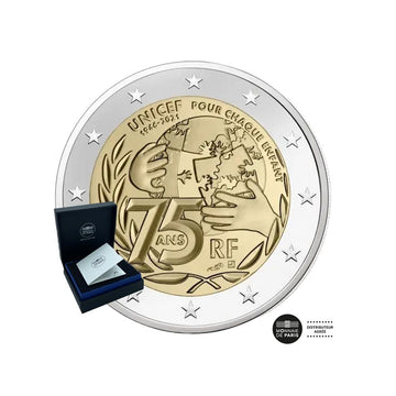 UNICEF - Currency of € 2 commemorative - BE 2021