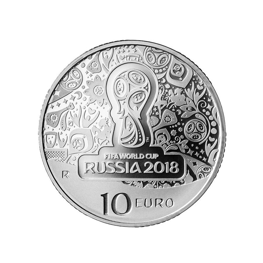 Coupe du Monde de Russie - Monnaie de 10€ Argent - BE 2018