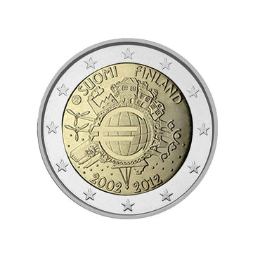 finlande 2012 2 euro 10 ans de l'euro