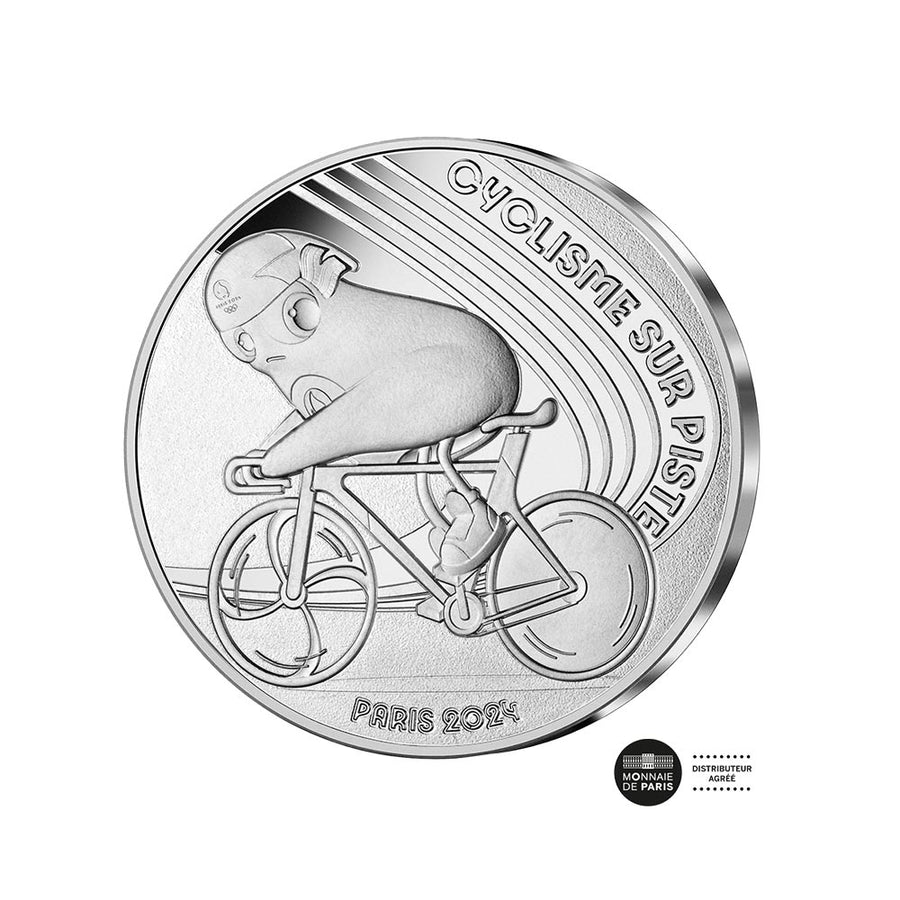 Jeux Olympiques de Paris 2024 - Le Cyclisme sur piste (8/9) - Monnaie de 10€ Argent - Vague 1