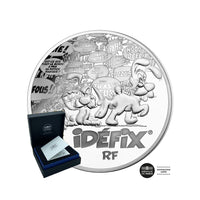 Asterix - valuta van € 10 zilver - idéfix - be 2019