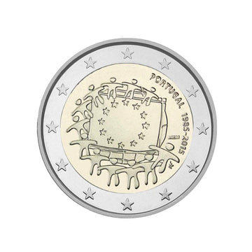 drapeau europeen 2 euro portugal 2015