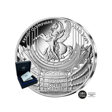 Paris Olympic Games 2024 - L'Opéra Garnier - Currency of € 10 Silver - BE 2022