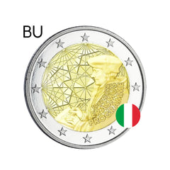 ⁣⁢Itaalia - 2 eurot mälestusmünt BU - 35 aastat Erasmuse programmi - 2022⁤⁣