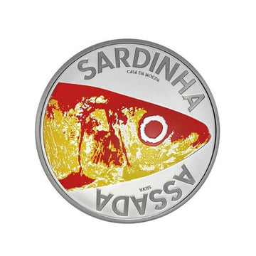 Sardine Portugal - moeda de € 10 dinheiro - seja 2020