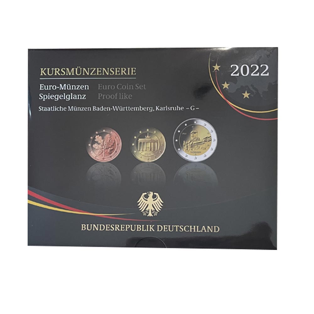 Kursmünzenserie - Atelier de karlsruhe G - BE Allemagne 2022