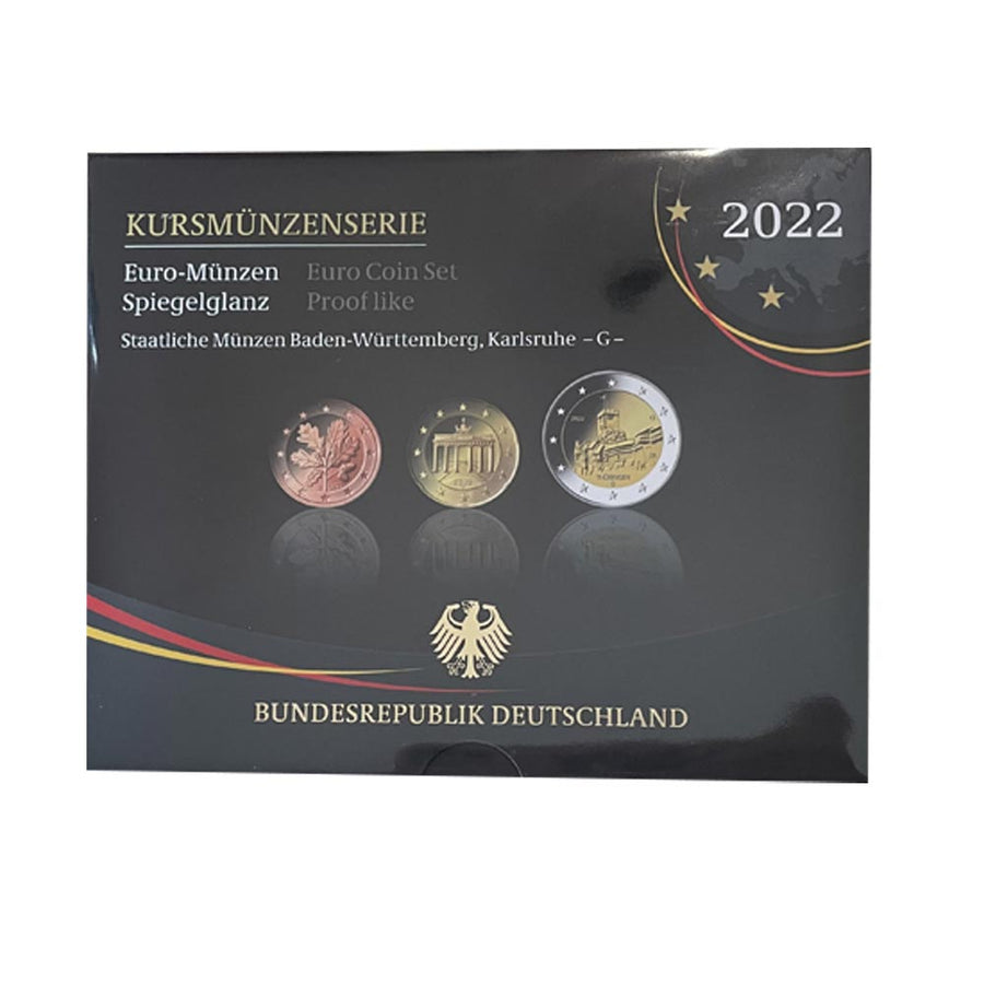 Kursmünzenserie - Karlsruhe G - BE Germany 2022 workshop