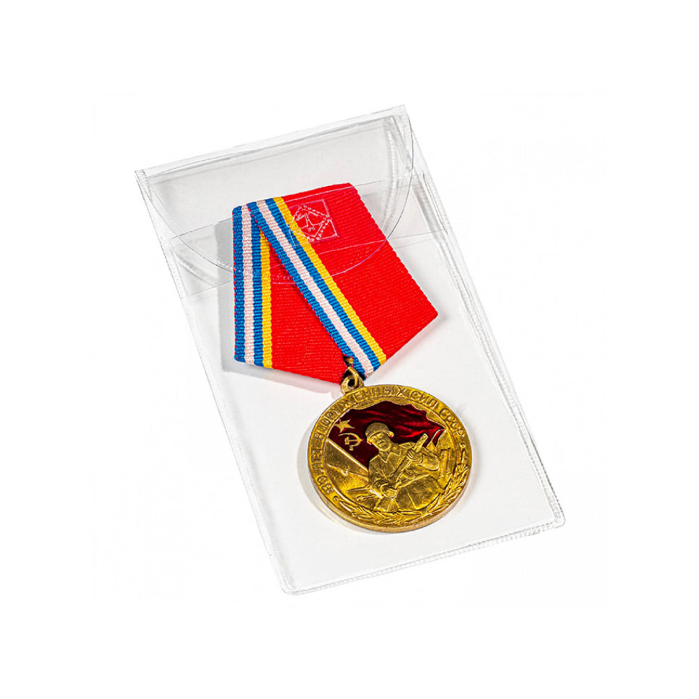 Bolso de proteção para distintivos e medalhas militares de até 50 x 100 mm