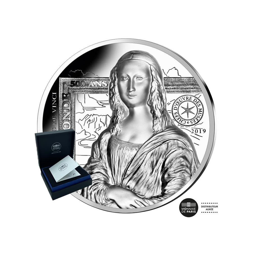 La Joconde - valuta di 20 euro argento 1 oz - BE 2019