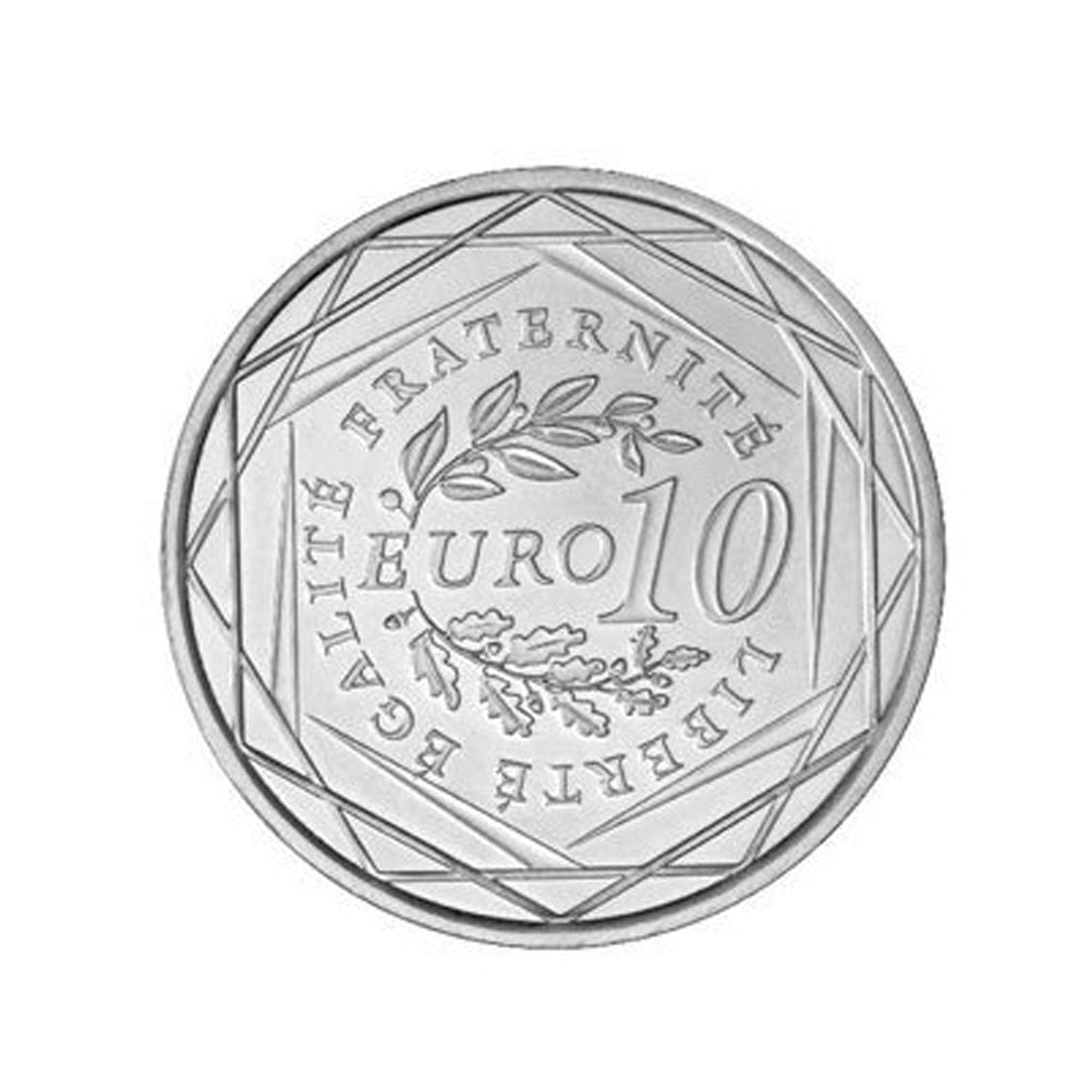 10 euro république française 2009 argent
