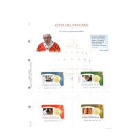 Album sheets 2010 at 2022 - Coincard - Vatican
