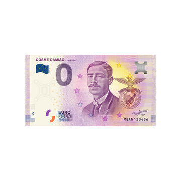 Souvenir ticket from zero to Euro - Cosme Damiao - Portugal - 2019