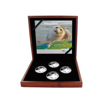 Netherlands 2016 - Wadden Sea - 5 euro silver box - BE