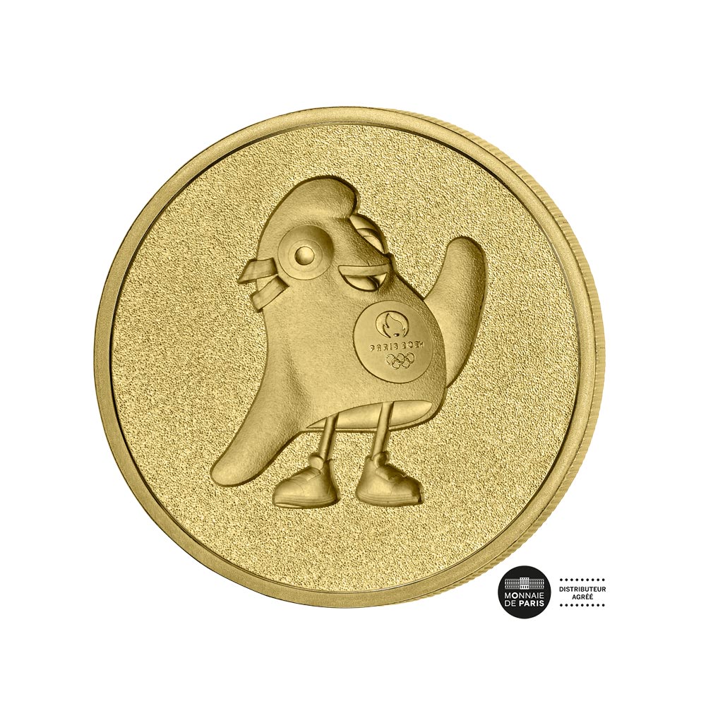 O mascote - medalhão olímpico