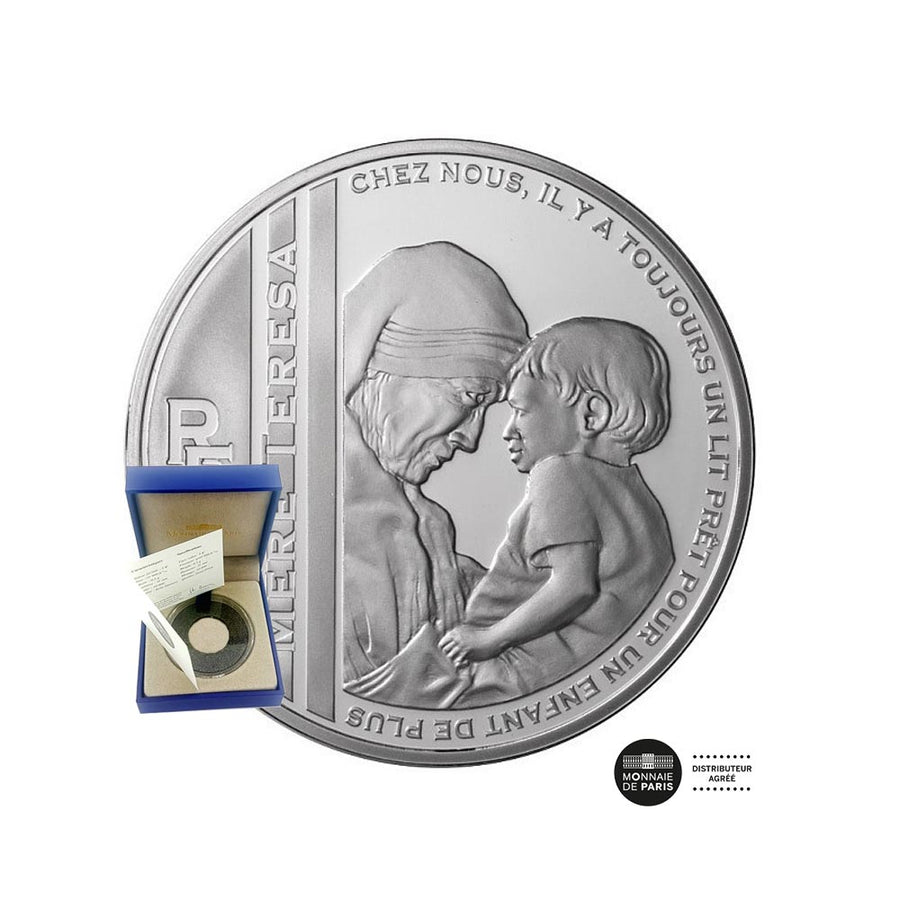 Mère Teresa - Monnaie de 10 euro Argent - BE 2010