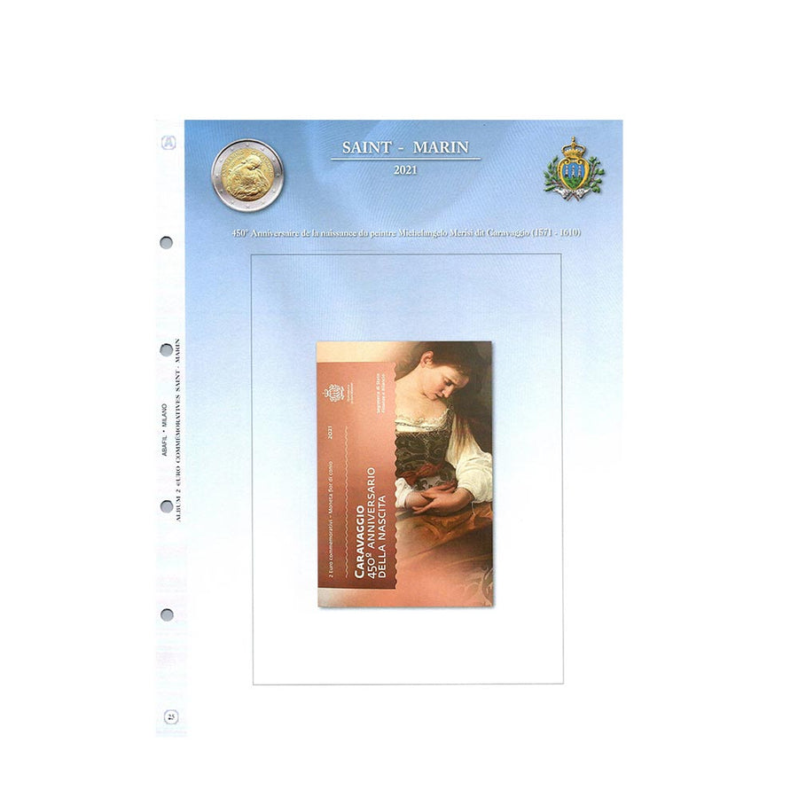 Leaves album 2004 to 2022 - 2 Euro commemorative - Saint Marin