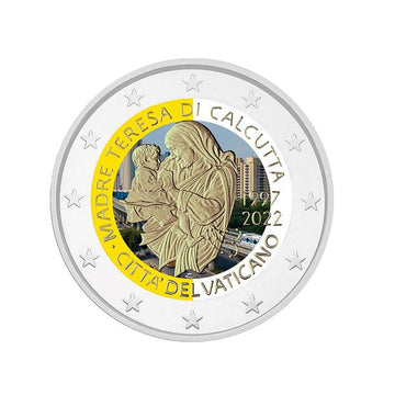 Vatican - 2 Euro commemorative - 25th anniversary of the death of Mother Teresa de Calcutta - BE 2022