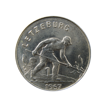 1 franc Charlotte Luxembourg 1952-1964
