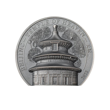 Temple of Heaven - Beijing - Currency of $ 10 Silver 2 Oz - 2023