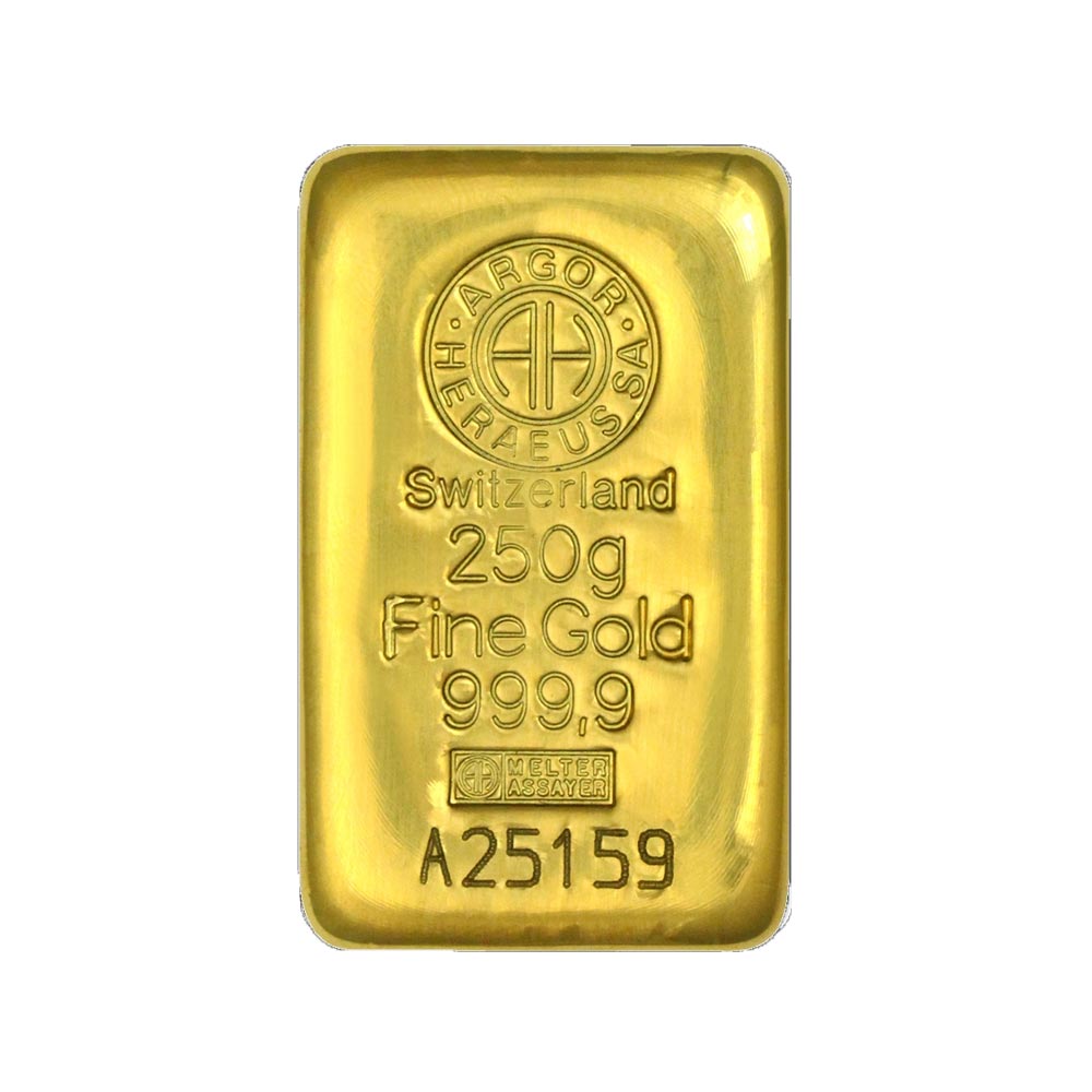 250 gram - goud 999%