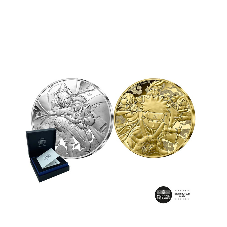 Naruto - Molti pezzi 10 € argento e il 50 € o 1/4 oz - BE 2023