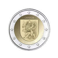 Letônia 2016 - 2 Euro comemorativo - Vidzeme