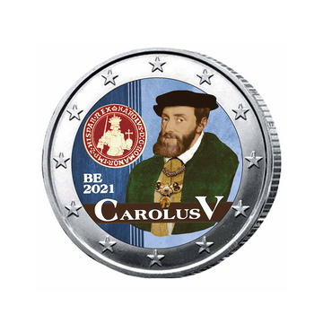 Belgio 2021 - 2 Euro Commemorative - Imperatore Charles V #2- Colorato