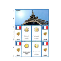 Album dei fogli 2007-2022 - 2 euro Commemorative - Francia