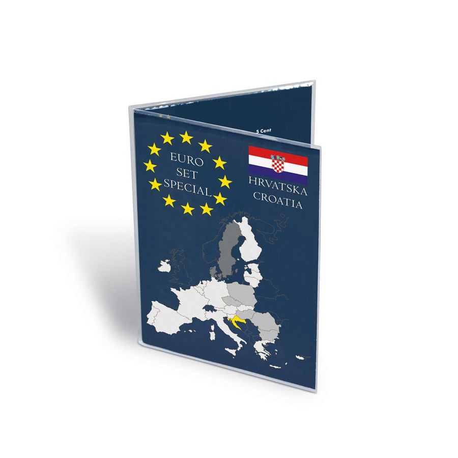 Sammlungalbum für 1 Serie von Euro -Kroatien -Stücken