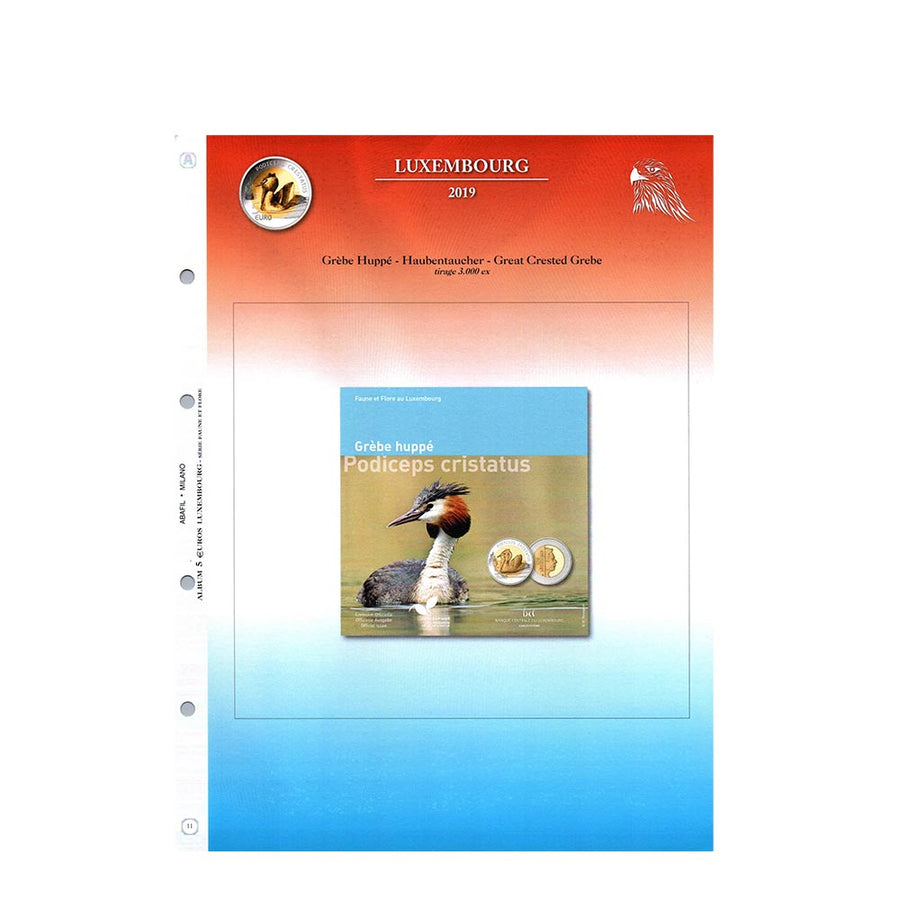 Sheets Album 2009 op 2021 - 5 Euro Commemorative - Luxemburg