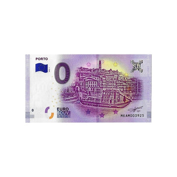 Souvenir -Ticket von Null bis Euro - Porto - Portugal - 2018