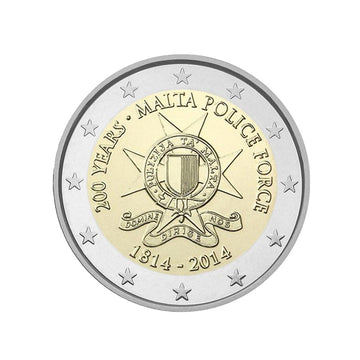 2€ Malte 2014 force de police