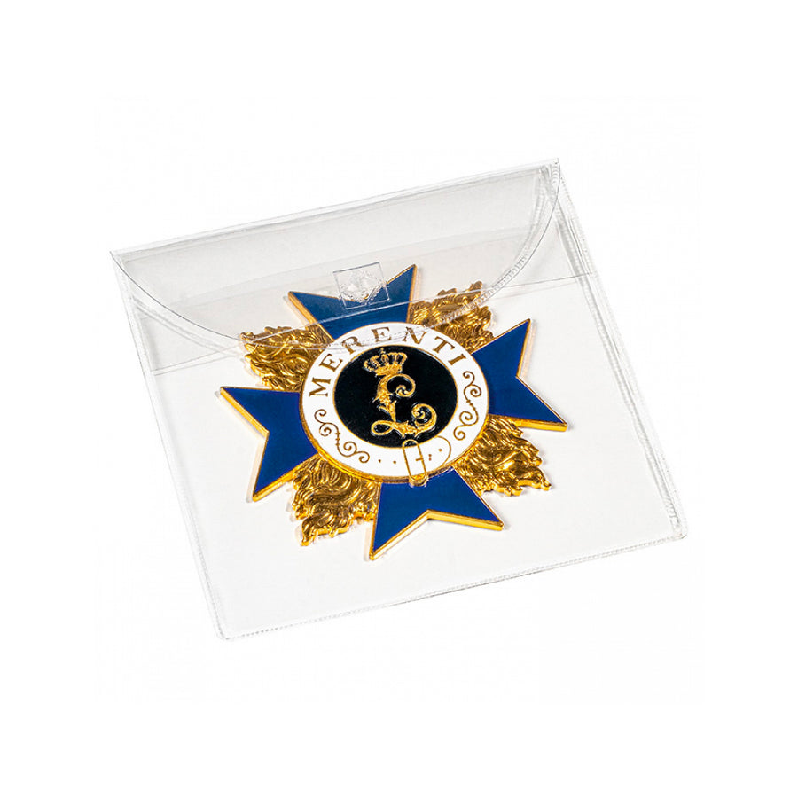Beschermende covers voor militaire badges en medailles tot 90 mm