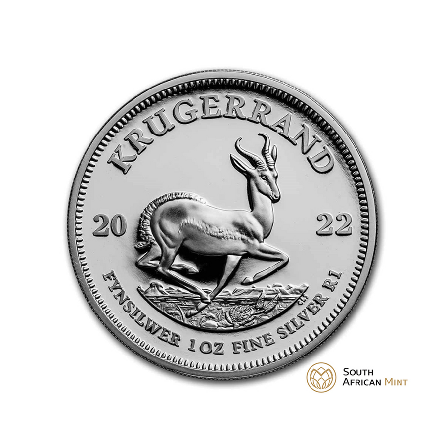 South Africa - 2022 - 1 Oz Be - Krugerrand Silver