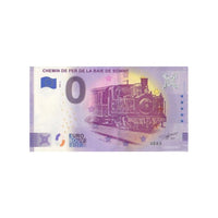 Souvenir -ticket van nul tot euro - spoorweg van de baai van som 1 - Frankrijk - 2020