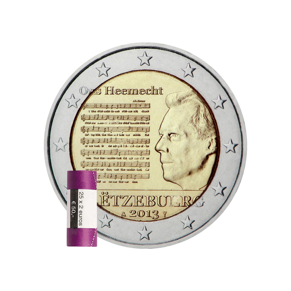 Luxembourg 2013 - 2 euro commemorative - national anthem