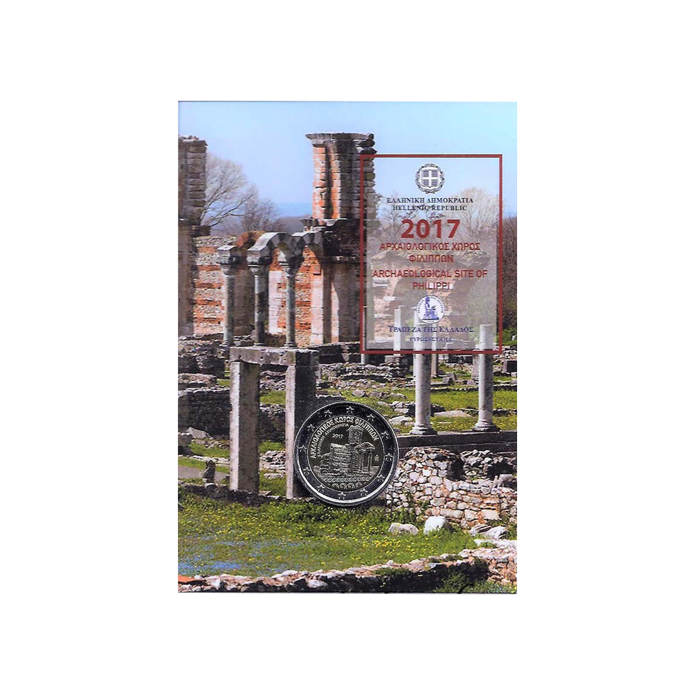 2017 grèce 2 euro coincard