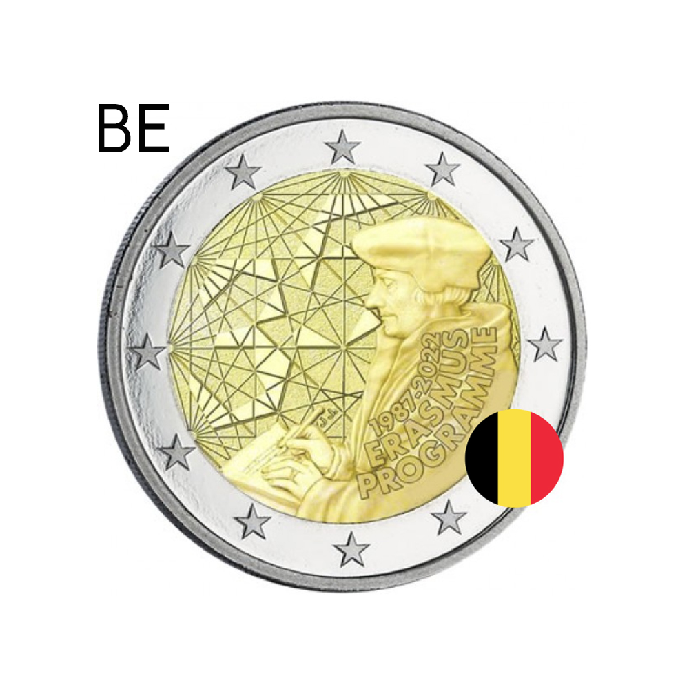 Belgium - 2 Euro commemorative - 35 years of the Erasmus program - BE 2022