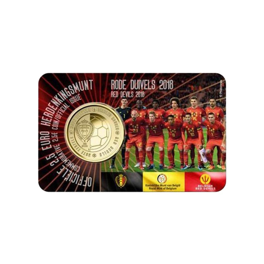 coincard diables rouges belgique 2018