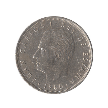 25 Pesetas Juan Carlos Spain 1980