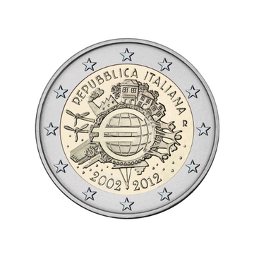 Italia 2012 - 2 Euro Commemorative - 10 anni di euro