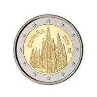 Espanha 2012 - 2 Euro comemorativo - Catedral de Burgos