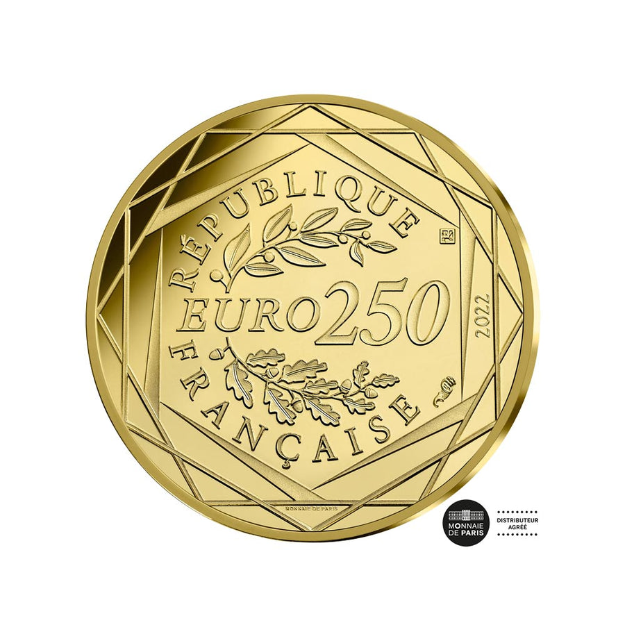 monnaie de 250 euro or asterix vague 2 2022